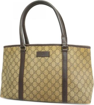 Gucci Brown Pvc Tote Bag (Pre-Owned)