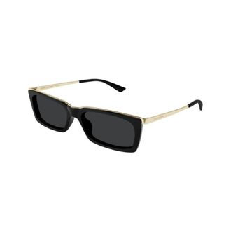 Saint Laurent SL 766 Rechthoekige Zonnebril - unisex - Accessoires - Zwart - Maat: 57 MM