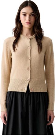 Joop Karina Cardigan - Dames - Cashmere truien - Beige - XS - Kasjmier - Truien & Vesten