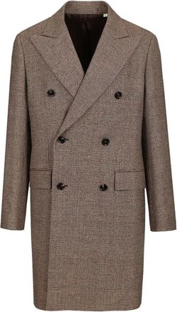 Burberry Denbury Tailored Coat - Heren - Mantel - Beige - M - Wol - Jassen