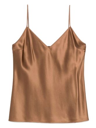 Joseph Clea V-neck top - Brown