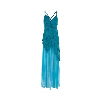 Alberta Ferretti Mujer, Vestidos, Azul, Talla: M