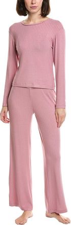 Natori 2Pc Harmony Rib Pajama Set