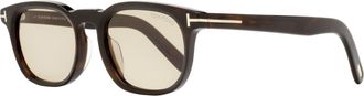 Tom Ford Mens Alt Fit Sunglasses TF1122-D 52E Dark Havana 52mm