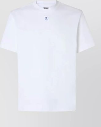 Fendi logo-embroidered t-shirt