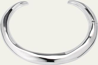 Alexis Bittar Hinged Metal Collar Necklace