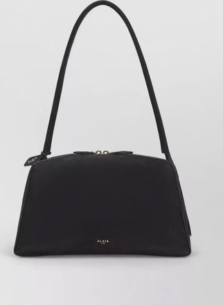 Alaia suede leather shoulder bag