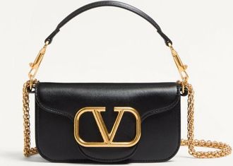 Valentino Garavani Valentino Garavani Loc&ograve; Small Shoulder Bag In Calfskin Wo