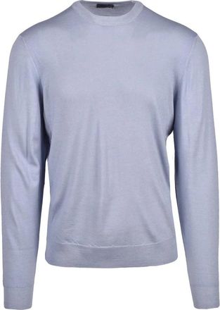 Drumohr Crew Neck Sweater - Light Blue