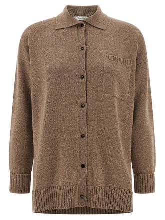 Max Mara Brown Cashmere Womens Cardigan