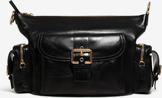 Chloé Schultertasche aus glänzendem Leder Camera
