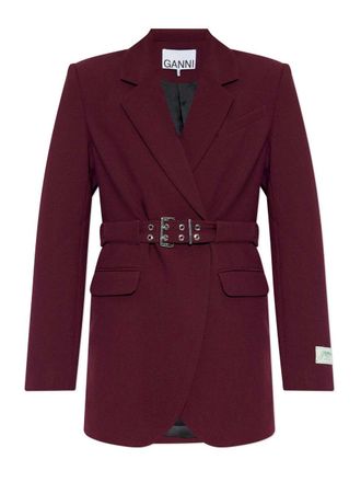 Ganni Future Twill Suiting Blazer