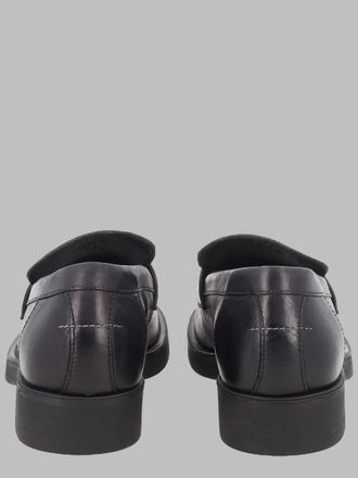 Maison Margiela Leather Loafers - Black