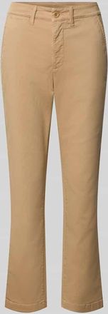 Lauren Ralph Lauren Slim Fit Hose in verk&uuml;rzter Passform Modell GABBY in Beige, Gr&ouml;&szlig;e 36