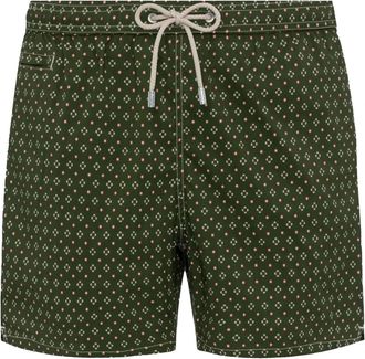 MC2 Saint Barth Lighting Micro Stretch Zwemshort - Heren - Badkleding - Groen - Maat: XL Zijde