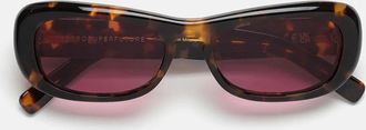Retro Superfuture Sunglasses Sugo Burnt Havana Fxo Brown/Red Unisex