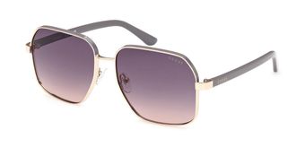 Guess GU00107 32B Womens Sunglasses Gold Size 58