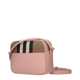 Burberry Leather Crossbody Bag - Pink