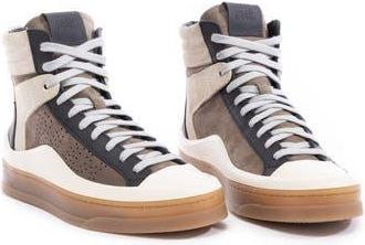 P448 Rail High Top Sneaker in Brown/Beige at Nordstrom Rack, Size 9.5-10Us / 42Eu