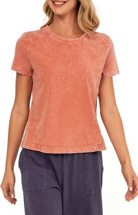 Threads 4 Thought Roselie Mineral Wash Cotton T-Shirt in Coral Reef at Nordstrom, Size X-Large