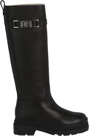 Ferragamo Ferragamo Ryder Leather Knee-High Boots