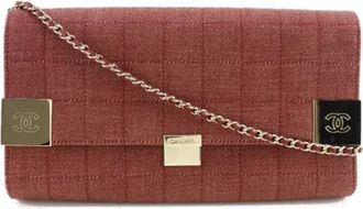 Chanel Pre-owned Fabric chanel-bags - Dames - Vintage Schoudertas - Roze - ONE Size - Vintage