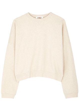 Ymc You Must Create Ymc Almost Grown Cotton Sweatshirt - Ecru - S (UK8-10 / S)
