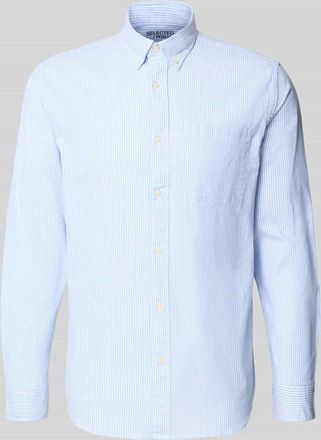 Selected Regular Fit Freizeithemd aus Baumwoll-Mix Modell REGRICK in Weiss, Größe XXL