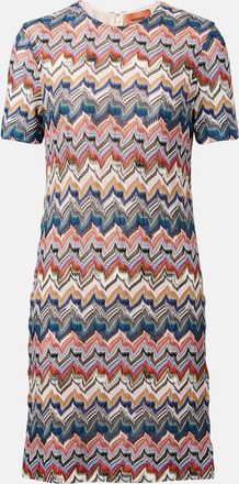 Missoni Abito corto con lamé a zig-zag