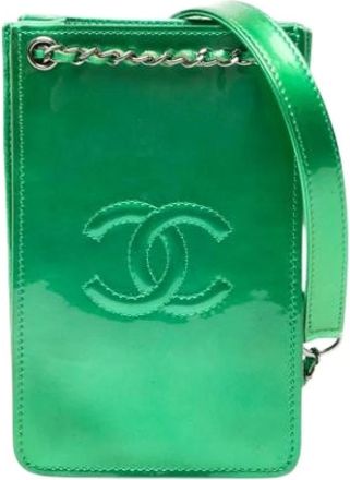 Chanel Pre-owned Mini Bags, female, Green, Size: ONE SIZE Pre-owned Mini Crossbody Bag