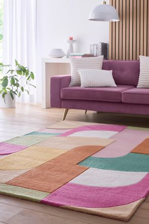 ORIGINS Retro Deco Pink | Size: 200 cm x 290 cm