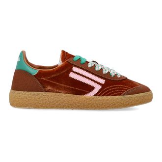 Puraai Schoenen, Dames, Bruin, 38 EU, Su&egrave;de, 6.01 XS Fluwelen Sneakers