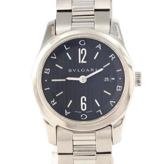 Bulgari Pre-owned Watches, female, Black, Size: ONE SIZE Pre-owned Vintage Wristwatch