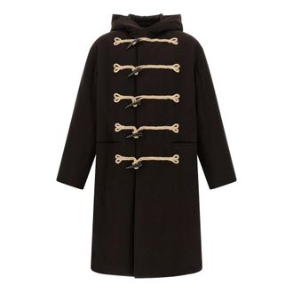 Yohji Yamamoto Hombre, Abrigos, Marr&oacute;n, Talla: L