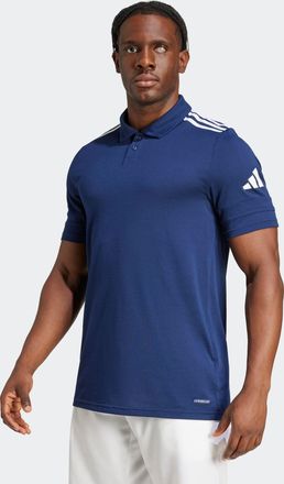adidas Poloshirt ADIDAS PERFORMANCE SQ25 C POLO, Herren, Gr. XXL, blau (team navy blau 2, wei&szlig;), Obermaterial: 65% Polyester, 35% Baumwolle, Shirts Poloshirt