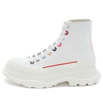 Alexander McQueen (WMNS) Alexander McQueen Tread Slick Boot White Multicolor 611706W4MVG9650