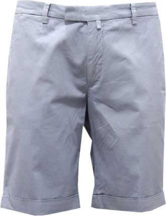BRIGLIA 1949 Lichte Katoenen Bermuda Shorts - Heren - Korte Broeken - Blauw - 2XL - Katoen - Korte Broeken