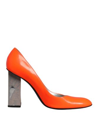 Dolce & Gabbana Orange Patent Leather Heels Pumps Womens Shoes (Pre-Owned)