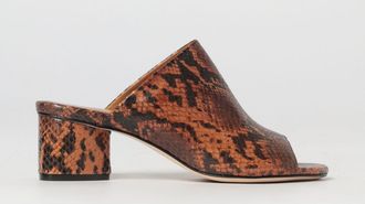 Vic Mati&eacute; Mules in pelle stampa pitone