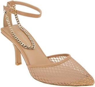 BCBGeneration Mayah Ankle Strap Pump in Tan at Nordstrom, Size 5.5