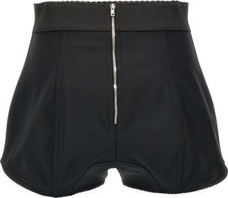 Dolce & Gabbana Womens Black Polyamide Bermuda Shorts