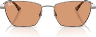 Ray-Ban Sunglasses Rb3783 004/7 Drea Gunmetal/Orange Unisex
