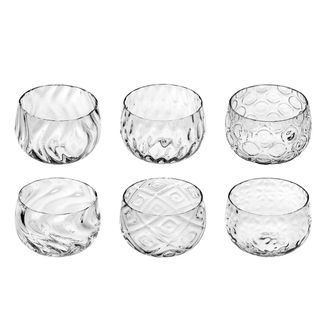 Covo BEI set of 6 assorted wine glasses, transparent