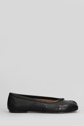 Maison Margiela Ballerine Tabi in pelle nera