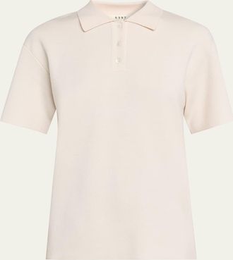 6397 Double-Knit Wool Cashmere Polo