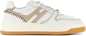Hogan H630 Sneakers - Dames - Sneakers - Beige - 40 EU - Su&egrave;de - Schoenen