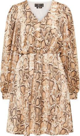 Faina jurk met slangenprint nelice