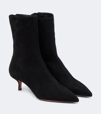 Aquazzura Montmartre 50 suede ankle boots