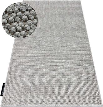 RugsX Alfombra Casablanca Loop Gris Claro, Lazo, Suave Grey 250x350 Cm