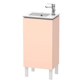 Duravit Duravit L-cube Mueble De Aseo Vertical, 1 Puerta, Con Bisagra A La Derecha, 420mm, Para Me By Starck 072343, Color: Albaricoque Perla Seda Laca Mate -